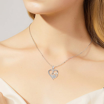 Inolt™ | Paw & Heart Necklace in Silver