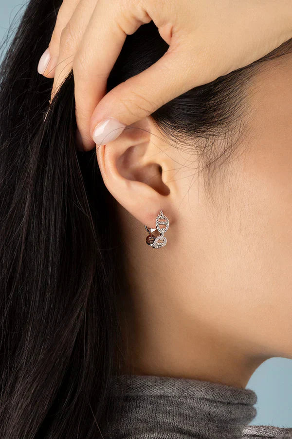 Isla Marina Earring | White Gold