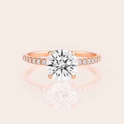 Jasmine (with Pavé) - Gold