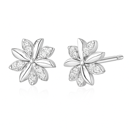 Camille Earrings | White gold