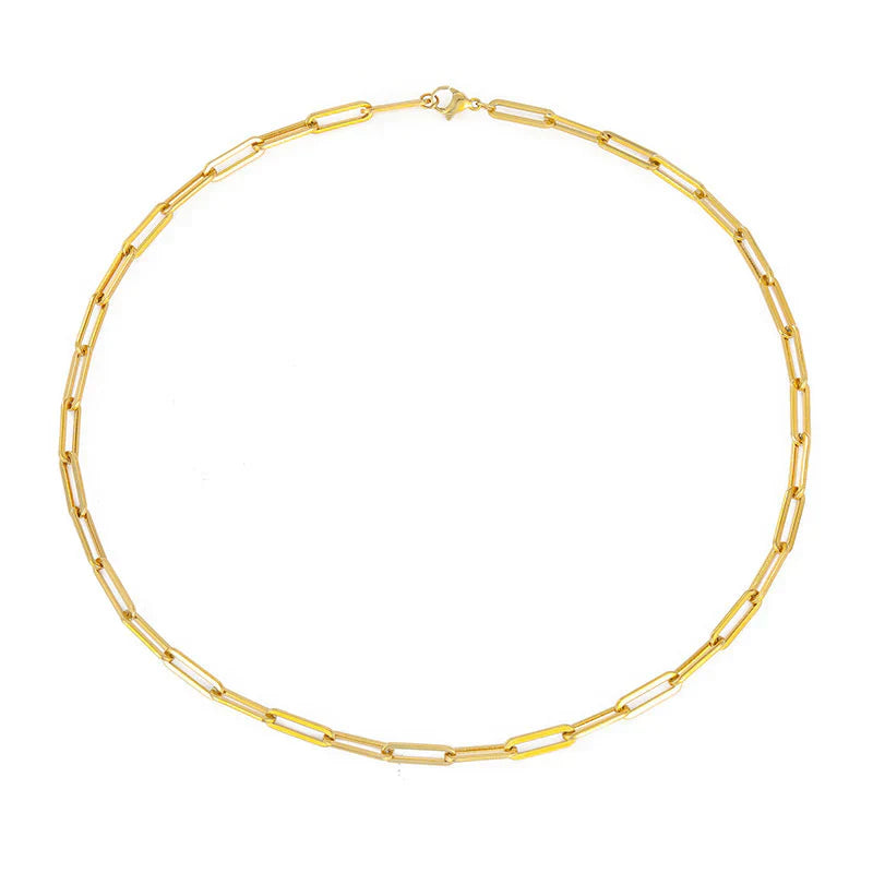 Archen Elegant Chain Necklace | White Gold