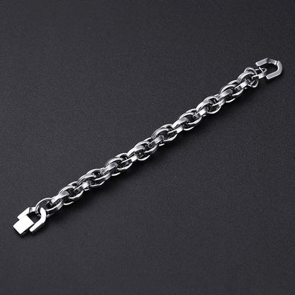 Riven Knox Bracelet | White Gold