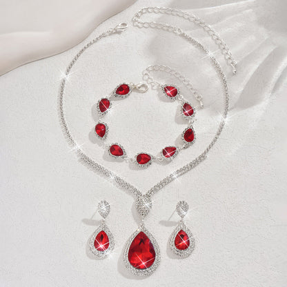 Thalira Bloodwynne Jewelry Set | White Gold