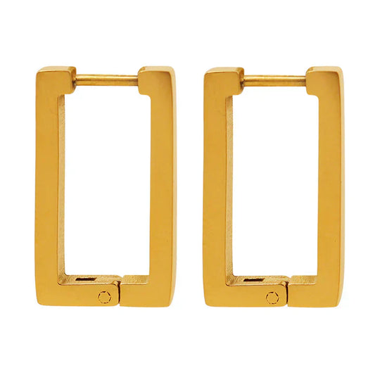 Terrafin Geometrica Earrings | Gold