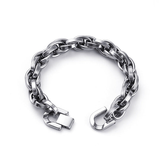 Riven Knox Bracelet | White Gold