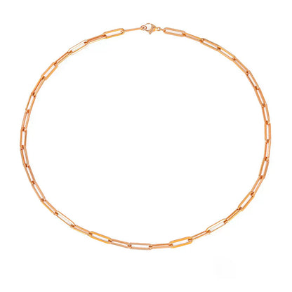 Archen Elegant Chain Necklace | White Gold