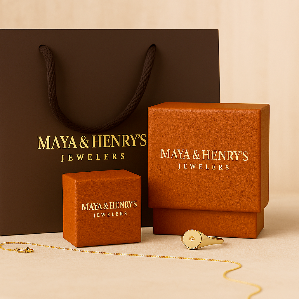 Bodega Box Necklace - Gold