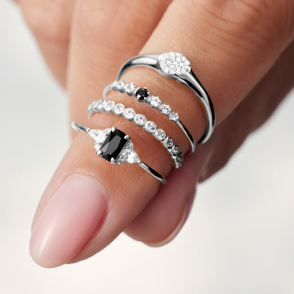Bubble Ring | White Gold