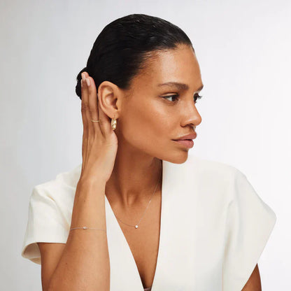 Cléa Stone Bracelet | White Gold